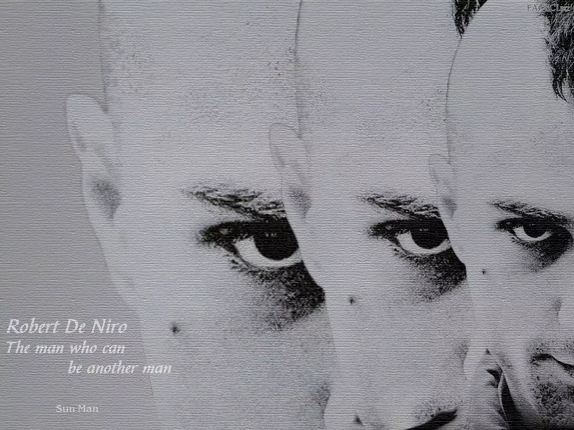 Robert De Niro, twarze